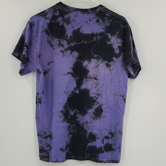 Purple Tie-Dye Short Sleeve Tee - Picture 3 of 4